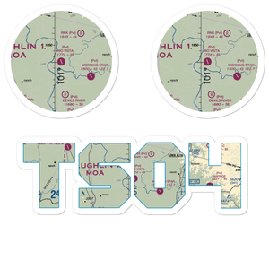 Rio Vista Ranch Airport (TS04) VFR Sectional Sticker Pack