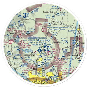 Landry STOLport (TS01) VFR Sectional Sticker (30 mile)