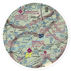 Pensinger Airport (TN99) VFR Sectional Sticker (30 mile)