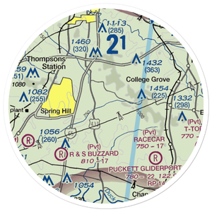 Shultz Airport (TN81) VFR Sectional Sticker (20 mile)
