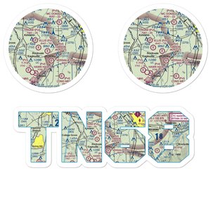 Gibson STOLport (TN68) VFR Sectional Sticker Pack