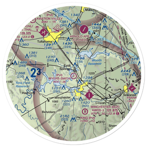 Myers-Smith Airport (TN67) VFR Sectional Sticker (30 mile)