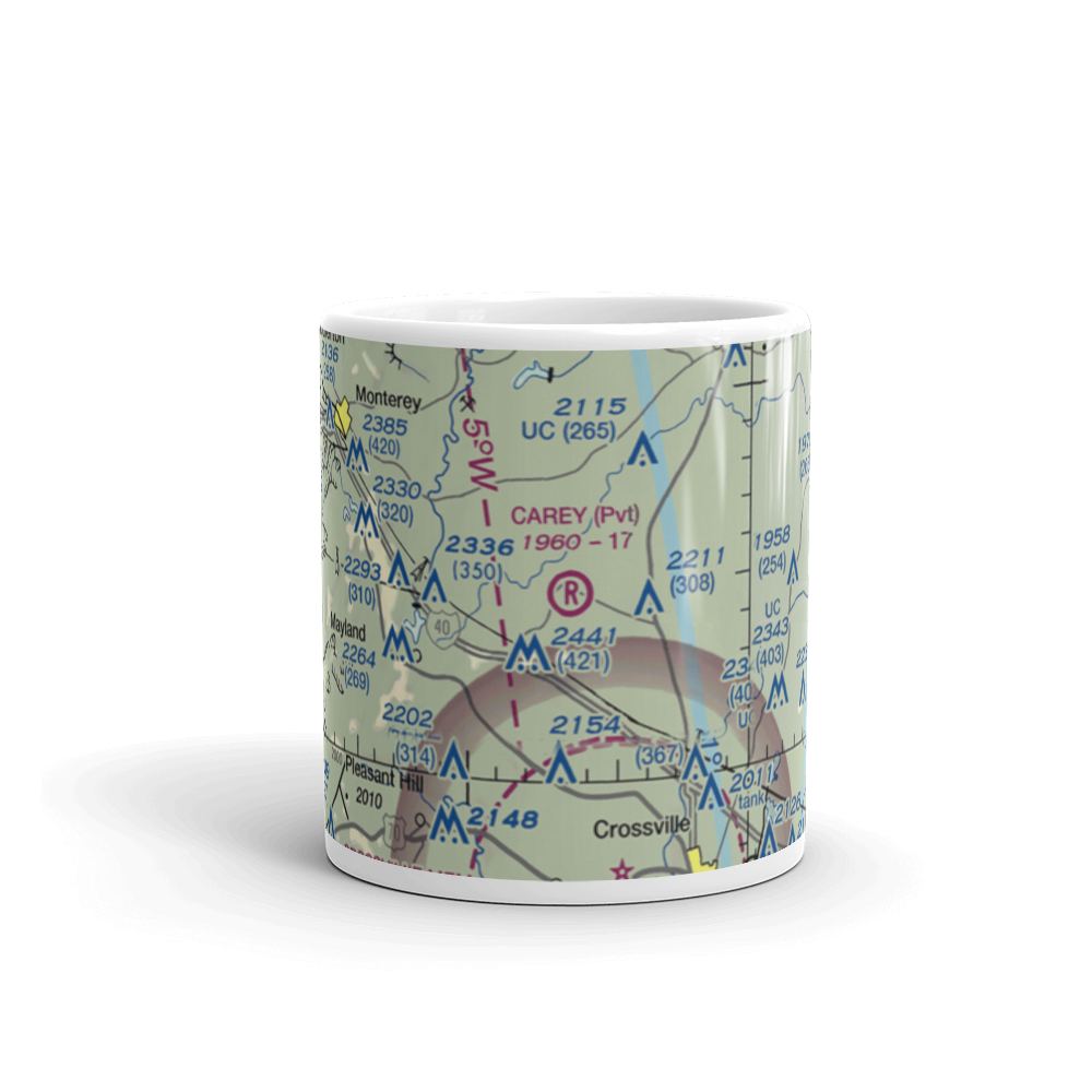 Carey Airport (TN56) VFR Sectional  Mug 