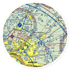 Needham's Airport (TN47) VFR Sectional Sticker (30 mile)