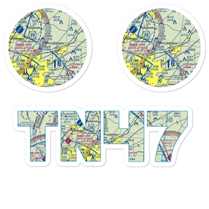 Needham's Airport (TN47) VFR Sectional Sticker Pack