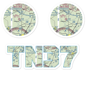 Anderson Airport (TN37) VFR Sectional Sticker Pack
