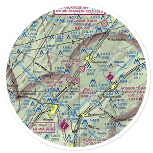 Cub Haven Airport (TN30) VFR Sectional Sticker (30 mile)