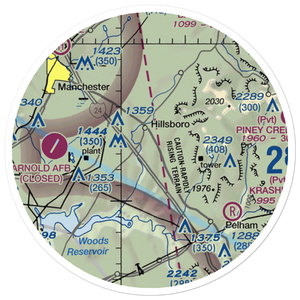 Spencer Field (TN24) VFR Sectional Sticker (20 mile)