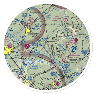Spencer Field (TN24) VFR Sectional Sticker (30 mile)