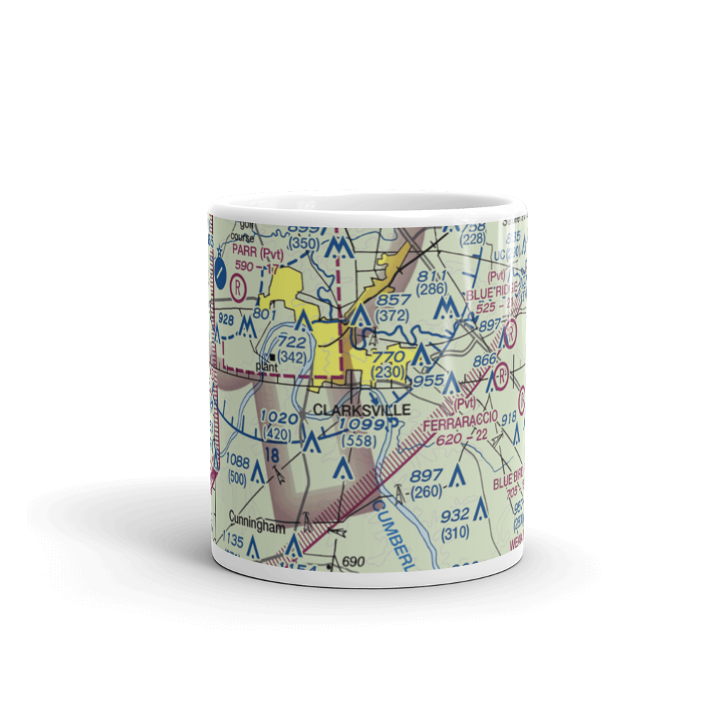 Titan Field (TN23) VFR Sectional  Mug 
