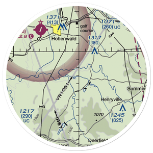 Palmer Village-Napier Lake STOLport (TN21) VFR Sectional Sticker (20 mile)