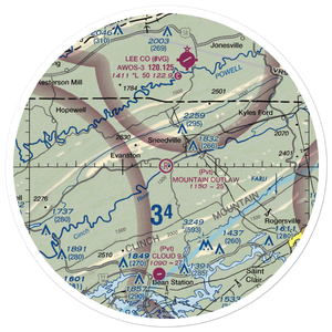 Cantwell Airport (TN11) VFR Sectional Sticker (30 mile)