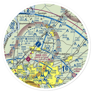 Ray Airport (TN01) VFR Sectional Sticker (30 mile)