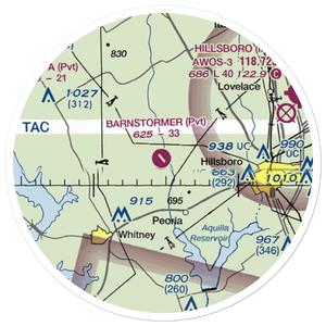 Barnstormer Airport (TE99) VFR Sectional Sticker (20 mile)
