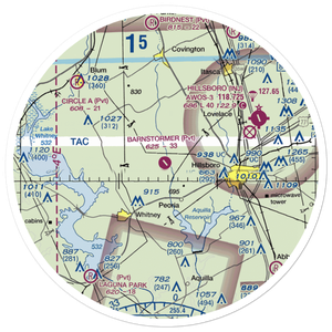Barnstormer Airport (TE99) VFR Sectional Sticker (30 mile)