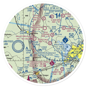 Wales Air Field (TE92) VFR Sectional Sticker (30 mile)