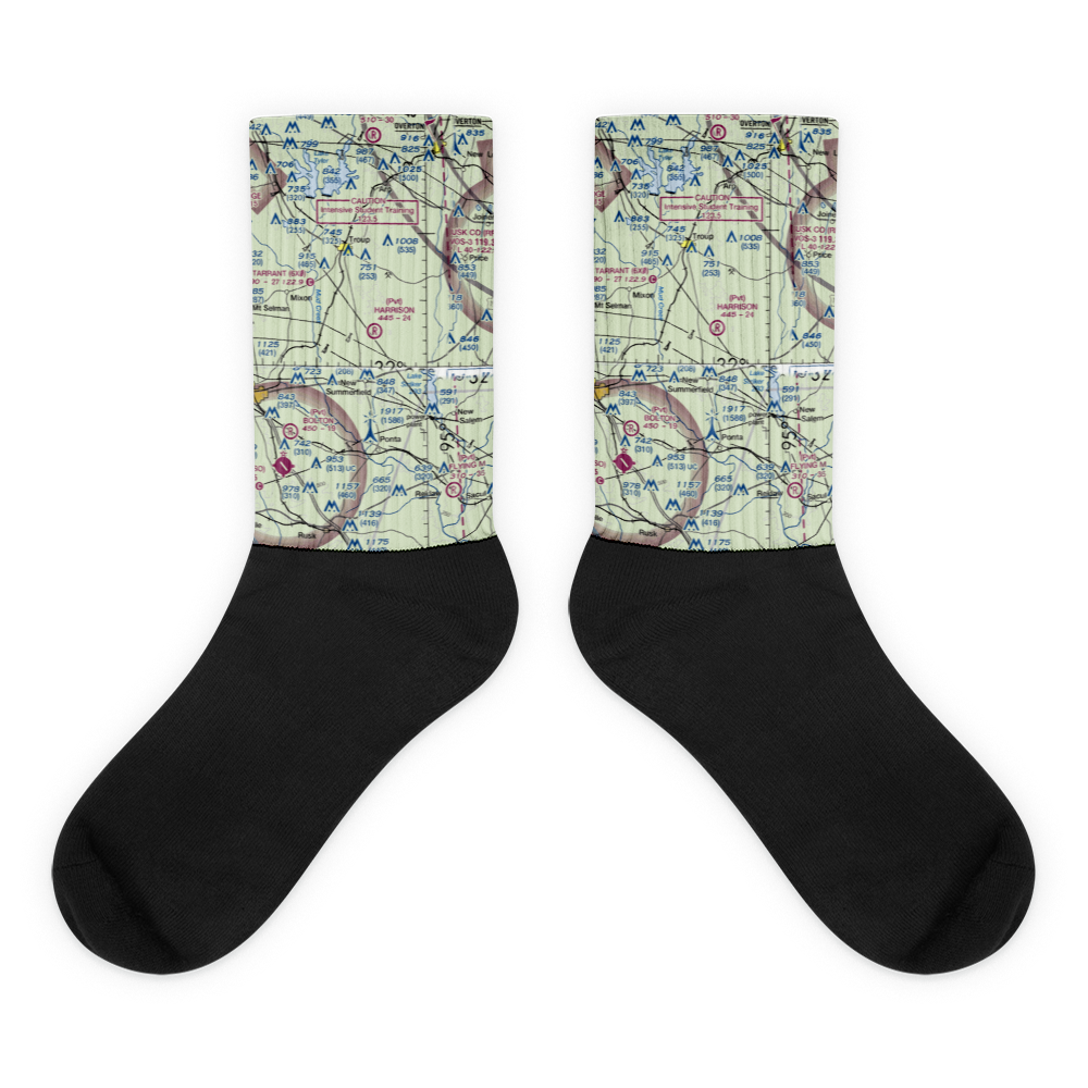 Harrison Farm Airport (TE91) VFR Sectional Socks 
