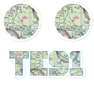 Harrison Farm Airport (TE91) VFR Sectional Sticker Pack