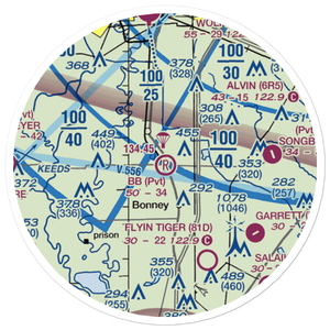 Bb Airpark (TE88) VFR Sectional Sticker (20 mile)