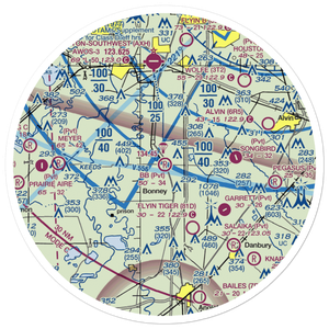 Bb Airpark (TE88) VFR Sectional Sticker (30 mile)