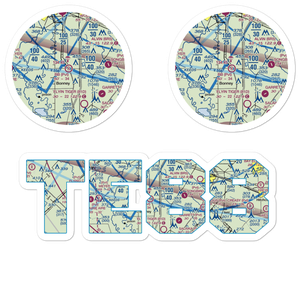 Bb Airpark (TE88) VFR Sectional Sticker Pack
