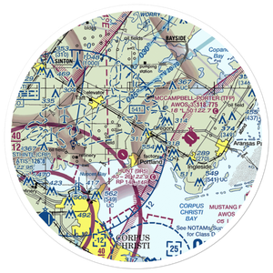 Magee Airport (TE87) VFR Sectional Sticker (30 mile)