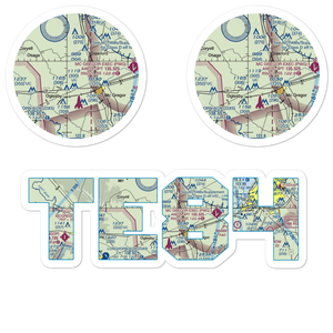 Mockingbird Hill Airport (TE84) VFR Sectional Sticker Pack