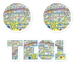 Smither Field (TE81) VFR Sectional Sticker Pack