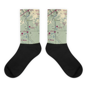 Fossil Creek Ranch Airport (TE78) VFR Sectional Socks