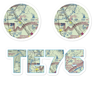 Vance Field (TE76) VFR Sectional Sticker Pack