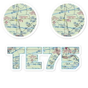 Lexington Airfield (TE75) VFR Sectional Sticker Pack