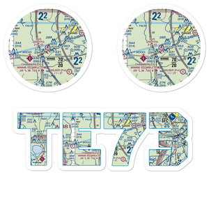 Griffith Ranch Airport (TE73) VFR Sectional Sticker Pack