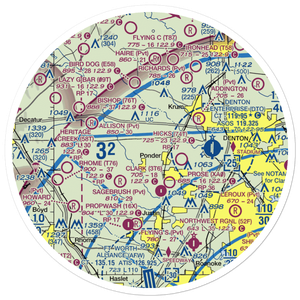 Palmer Field (TE70) VFR Sectional Sticker (30 mile)