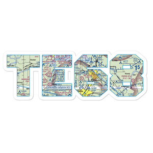 Nuggs Flying M Airport (TE68) VFR Sectional Sticker