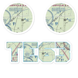 Arrowhead Ranch Airport (TE63) VFR Sectional Sticker Pack