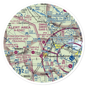 High Man Tower Airstrip (TE62) VFR Sectional Sticker (30 mile)