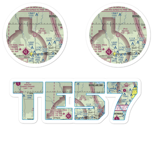 Haass Field (TE57) VFR Sectional Sticker Pack