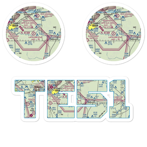 Lackorn Airport (TE51) VFR Sectional Sticker Pack