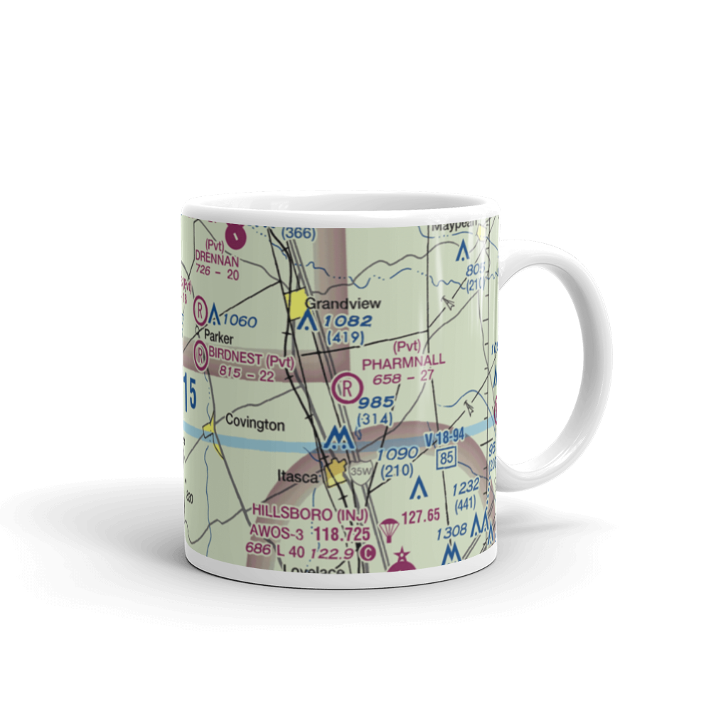 Cross Wind Acres Airport (TE47) VFR Sectional  Mug 