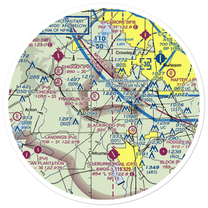 Buffalo Chips Airpark (TE45) VFR Sectional Sticker (30 mile)