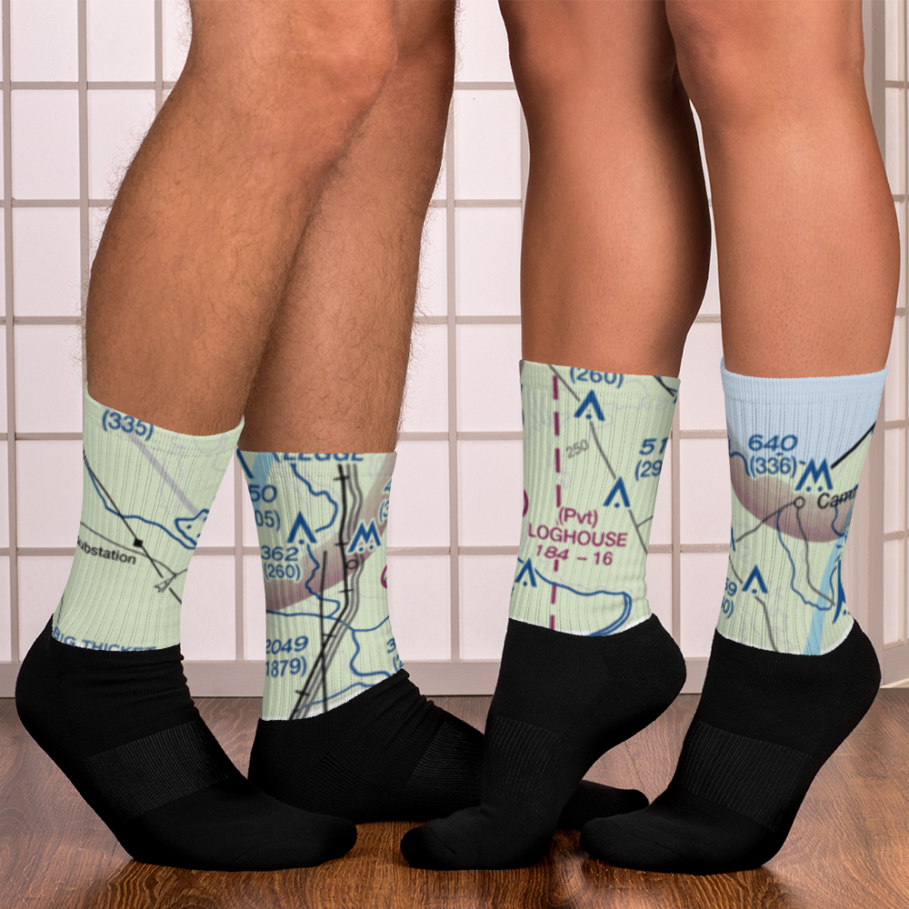 Loghouse /Stol/ STOLport (TE38) VFR Sectional Socks 