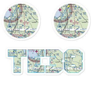 Loghouse /Stol/ STOLport (TE38) VFR Sectional Sticker Pack