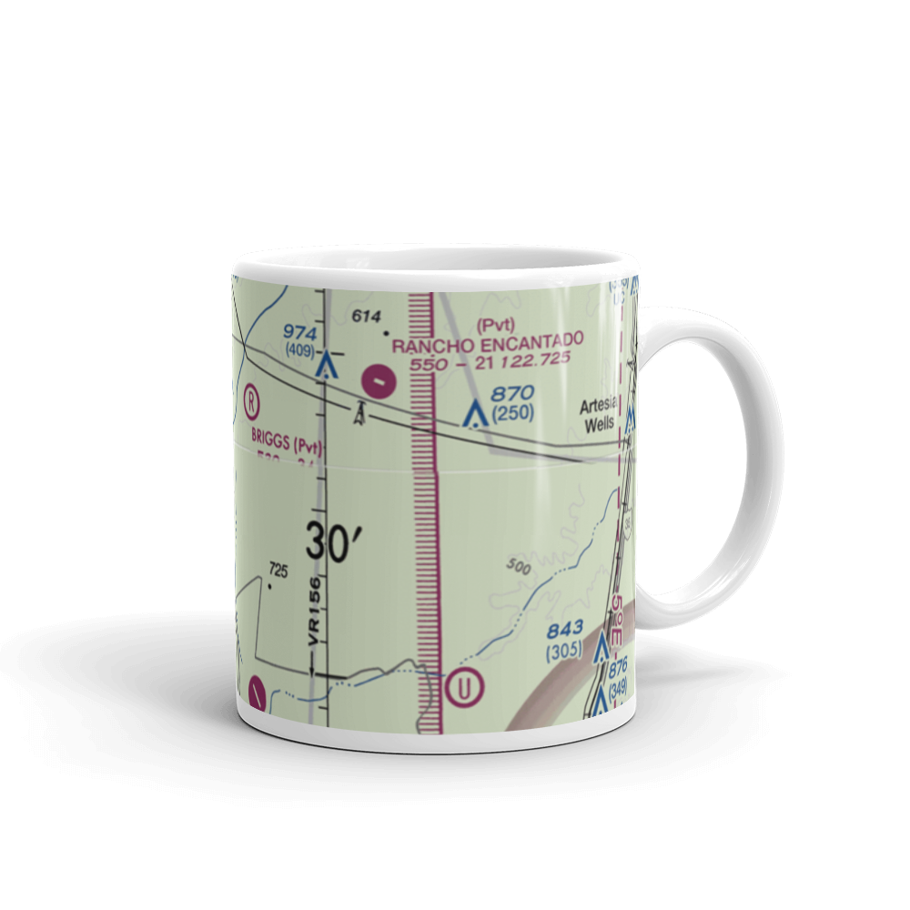 Harrison Piloncillo Ranch Airport (TE27) VFR Sectional  Mug 