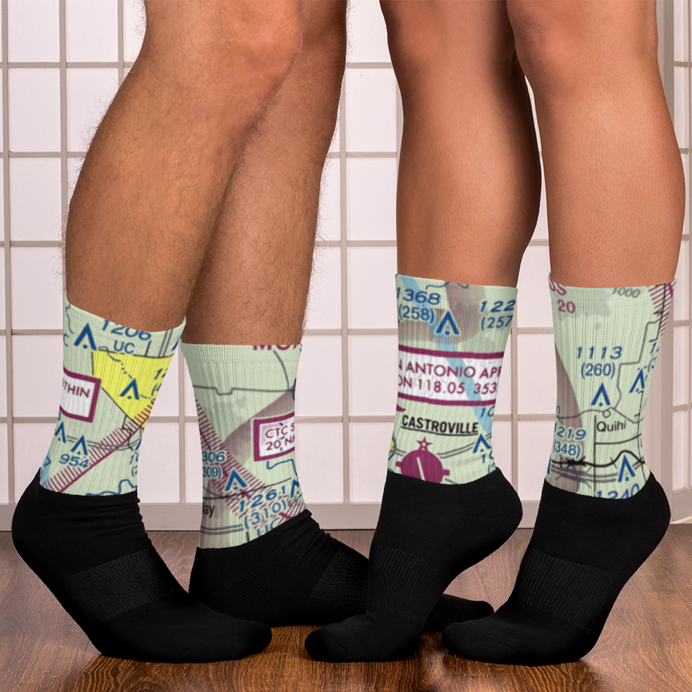 Weiblen Airport (TE13) VFR Sectional Socks 