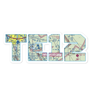 Cleveland Airport (TE12) VFR Sectional Sticker