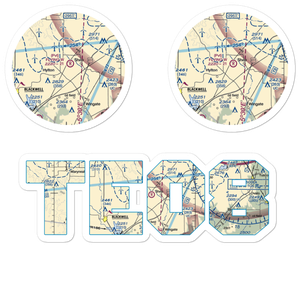 Flying W Airport (TE08) VFR Sectional Sticker Pack