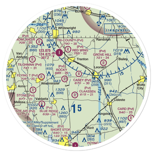Casey Field (TE06) VFR Sectional Sticker (30 mile)