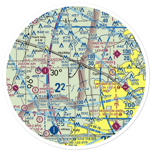 Green Acres Airport (TA90) VFR Sectional Sticker (30 mile)