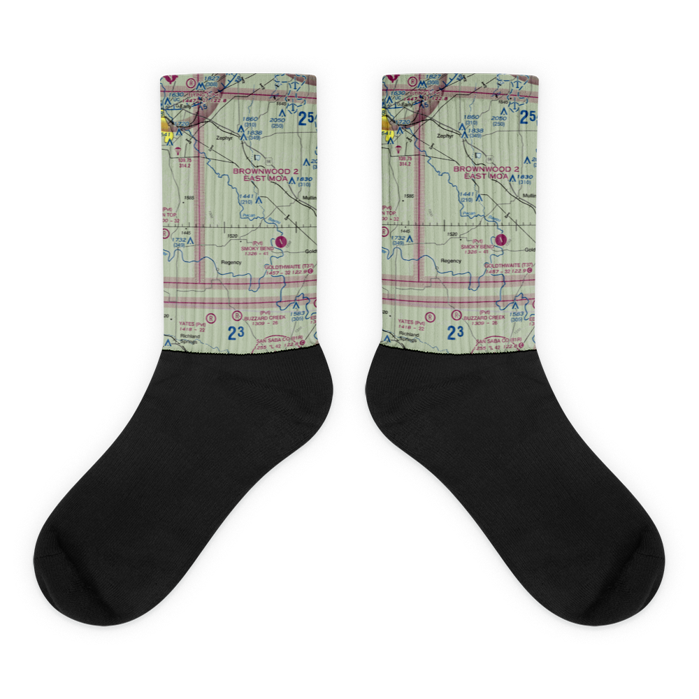 Vaughan Ranch Airport (TA89) VFR Sectional Socks 