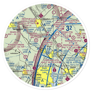 Carter-Norman Airport (TA87) VFR Sectional Sticker (30 mile)